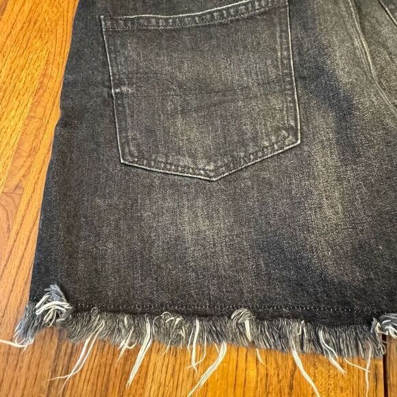 NWT American Eagle (20) Super hi-rise Festival Jean shorts black denim - Picture 5 of 5